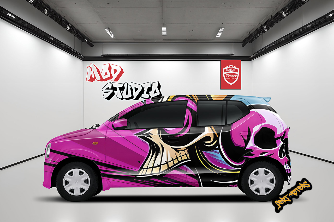 Suzuki Alto Custom Wrap Designs 3 Graffiti 3