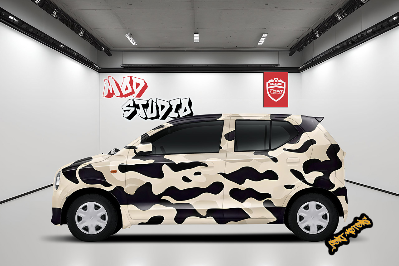 Suzuki Alto Custom Wrap Designs 61 Camouflage 2