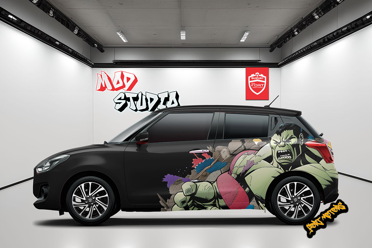 Suzuki-Swift-Livery-Design 0040 Hulk 2