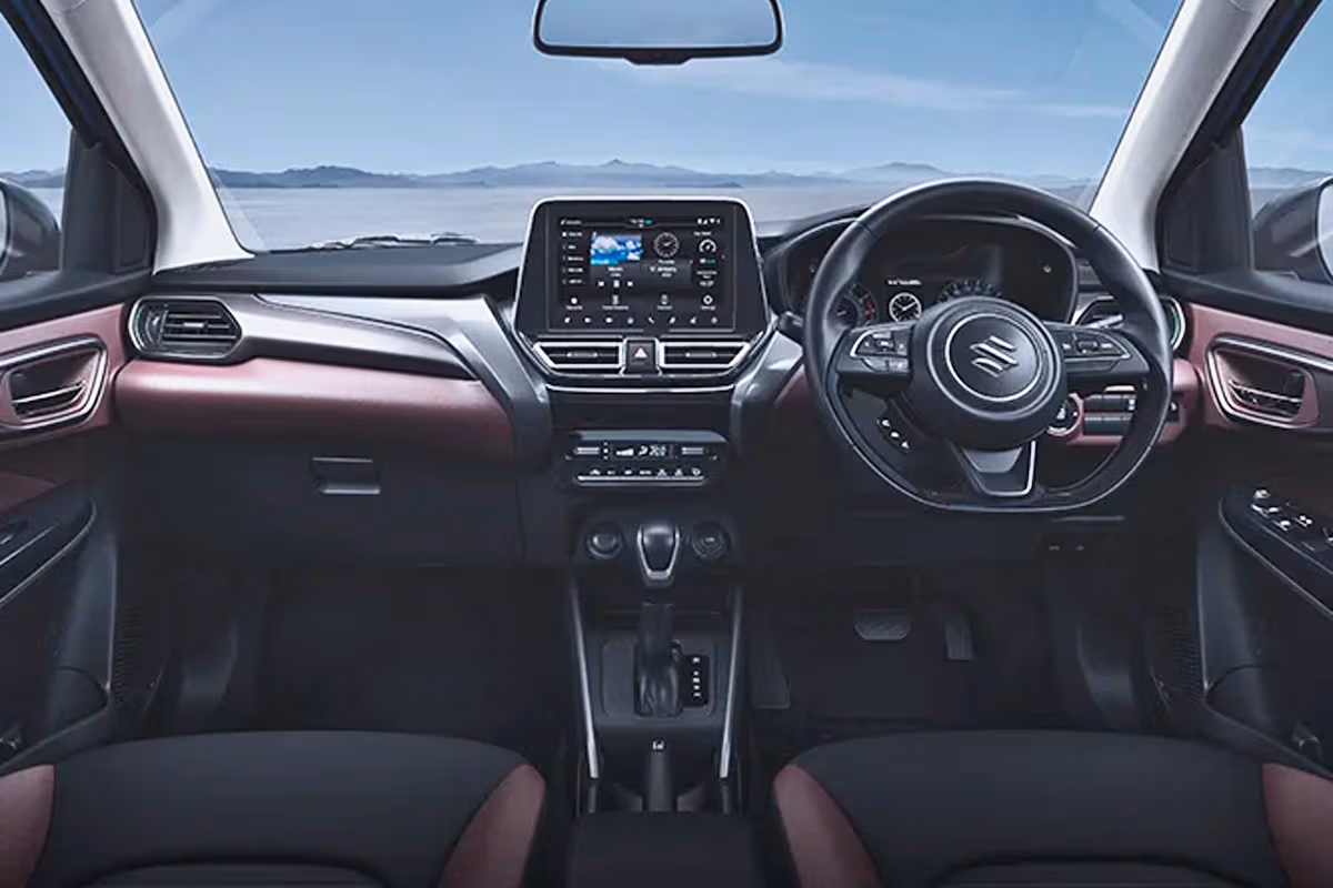 Suzuki Fronx Dashboard and Steering Wheel